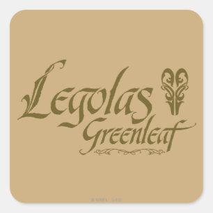 Sticker Carré LEGOLAS GREENLEAF™ Name