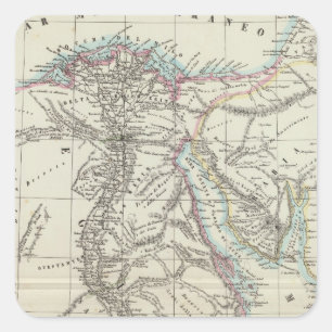 Sticker Carré L'Egypte et l'Arabie Saoudite