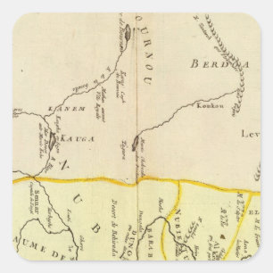 Sticker Carré L'Egypte, Soudan