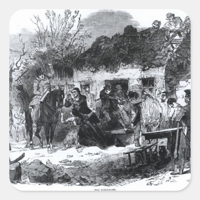 Sticker Carré L'éjection (Devant)