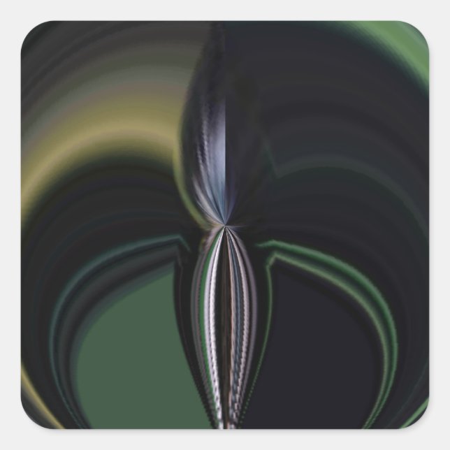 Sticker Carré L'embellie d'Aurora : le kaléidoscope cosmique (Devant)