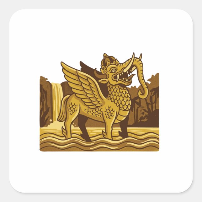 Sticker Carré Lembuswana (Devant)