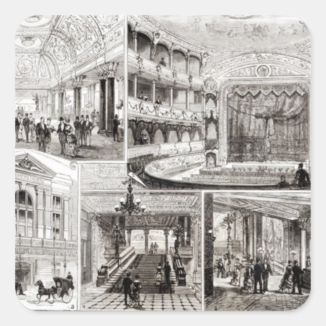 Sticker Carré L'Empire Theatre, Leicester Carré (Devant)