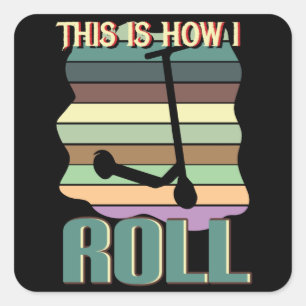 Sticker Carré L'Enfer parmi les véhicules