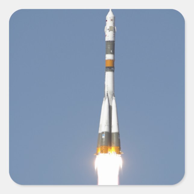 Sticker Carré L'engin spatial Soyouz TMA-12 (Devant)