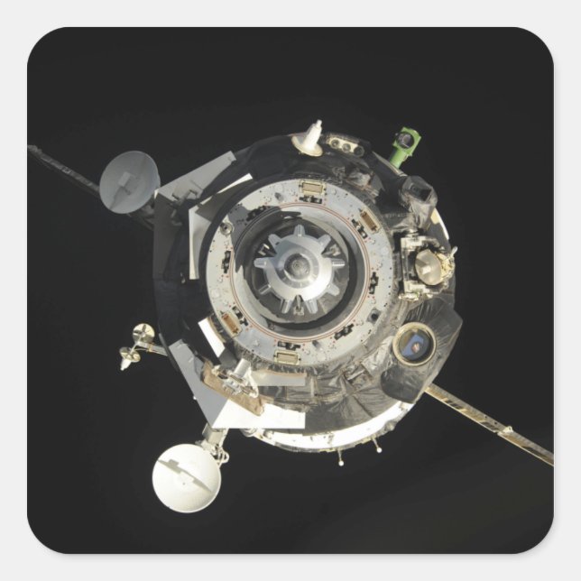 Sticker Carré L'engin spatial Soyouz TMA-17 (Devant)