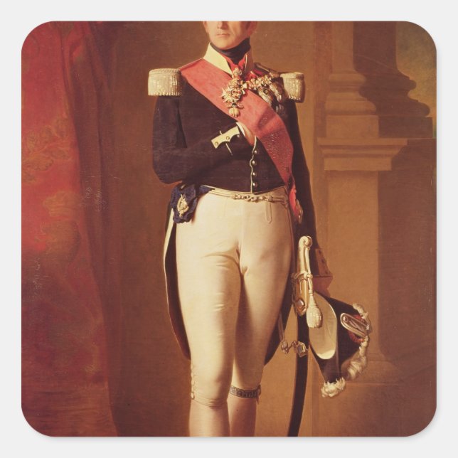 Sticker Carré Leopold I c.1846 (Devant)