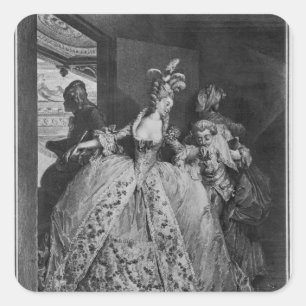 Sticker Carré Les adieux