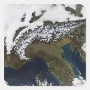 Sticker Carré Les Alpes 4