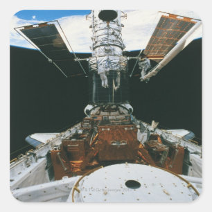 Sticker Carré Les astronautes de la navette spatiale