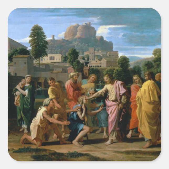 Sticker Carré Les Aveugles de Jéricho (Devant)