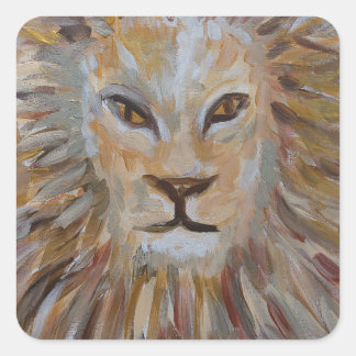 STICKER CARRÉ LES BÂTIMENTS DE LION PAR PAULA REILLY.