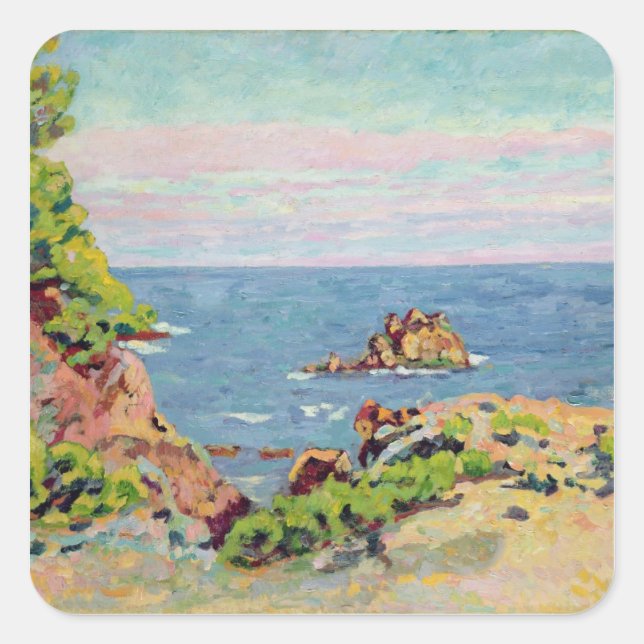 Sticker Carré Les Baumettes, 1910 (huile sur toile) (Devant)