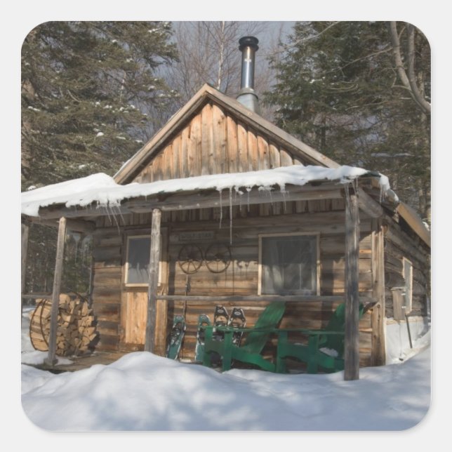 Sticker Carré Les cabines de l'étang Little Lyford de l'AMC (Devant)