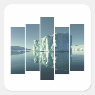 STICKER CARRÉ LES COEURS DE MELT, PAS LES ICEBURGS