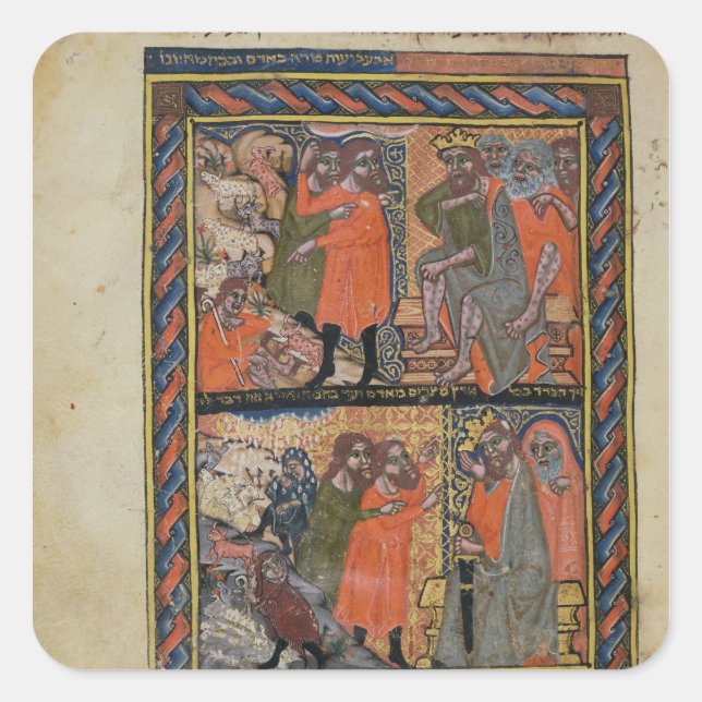 Sticker Carré Les dix fléaux de l'Egypte TtoB (Devant)