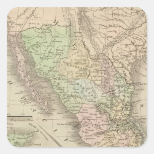 Sticker Carré Les Etats-Unis du Mexique