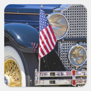 Sticker Carré Les Etats-Unis, le Colorado, Frisco. Automobile