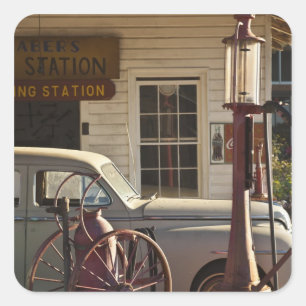 Sticker Carré Les Etats-Unis, Mississippi, Jackson, Mississippi