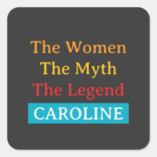 Sticker Carré Les Femmes, Le Mythe, La Légende personnalisé
