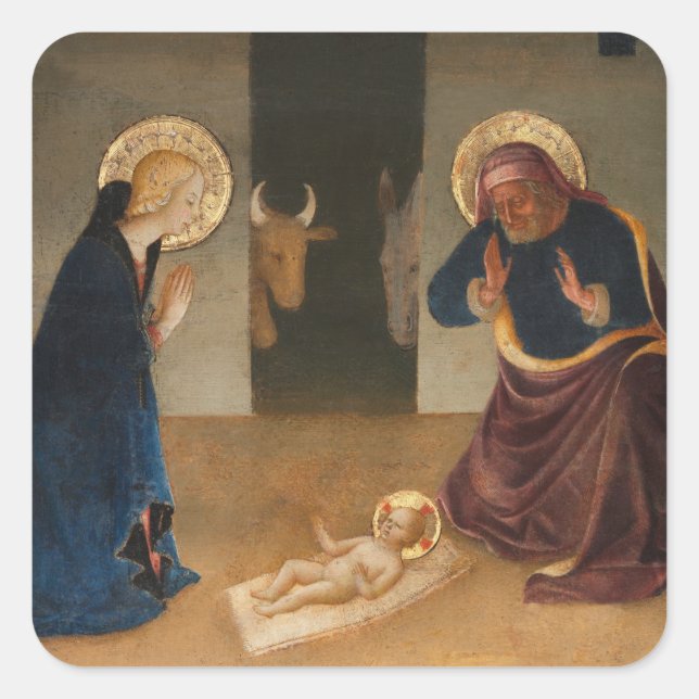 Sticker Carré Les Fêtes De La Nativité (Devant)