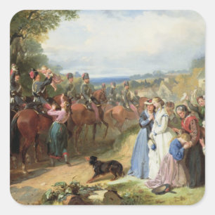 Sticker Carré Les filles nous avons laissé nous - le départ du