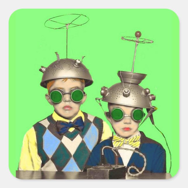 Sticker Carré les Frères des cadets de l'espace (Devant)