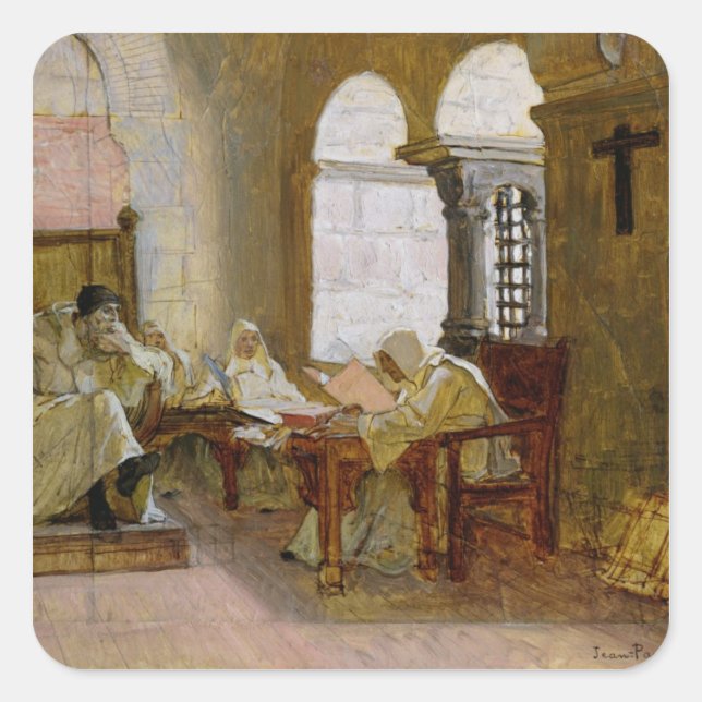 Sticker Carré Les hommes du Saint-Office (Devant)