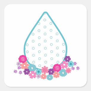 Sticker Carré Les huiles sont mes chevalets de langue d'amour