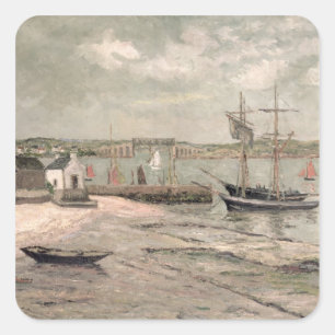 Sticker Carré Les Huitrières, La Trinite-Sur-Mer, Morbihan, 1912