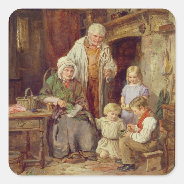 Sticker Carré Les Jeunes (Devant)