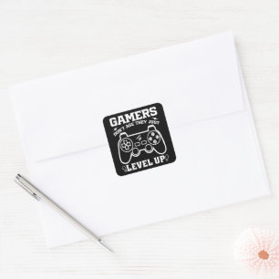 Sticker Carré Les joueurs ne vieillissent pas, ils montent juste