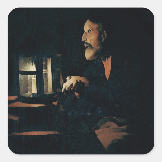 Sticker Carré Les larmes de saint Pierre (Devant)