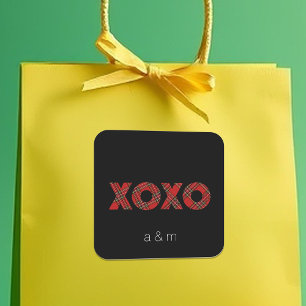 Sticker Carré Les Patters de Red Tartan