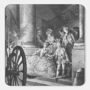 Sticker Carré Les petits pères