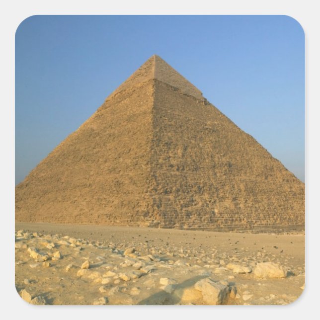 Sticker Carré Les Pyramides de Gizeh, qui ont presque 5000 (Devant)
