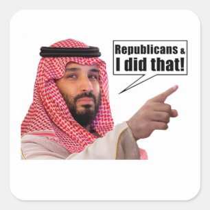 Sticker Carré Les Républicains Et Moi L'Avons Fait