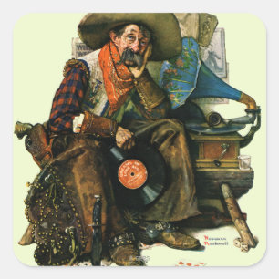 Sticker Carré Les rêves d'il y a longtemps