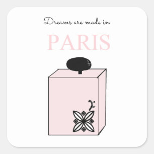 Sticker Carré Les Rêves Sont Fait À Paris