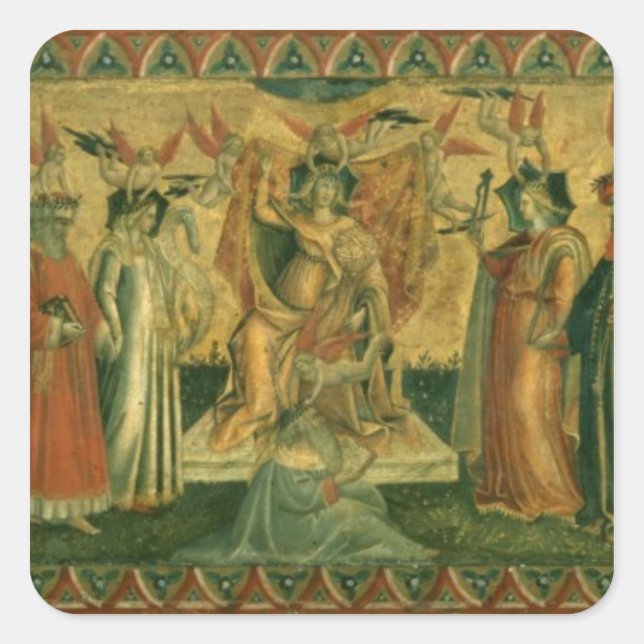 Sticker Carré Les sept arts libéraux, c.1435 (Devant)
