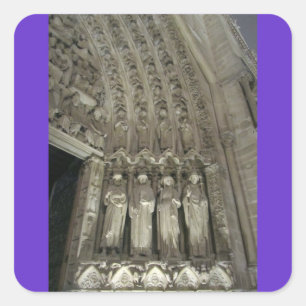 Sticker Carré Les statuts de Notre Dame