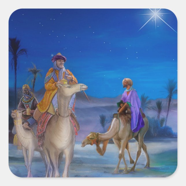 Sticker Carré Les Trois Rois (Devant)