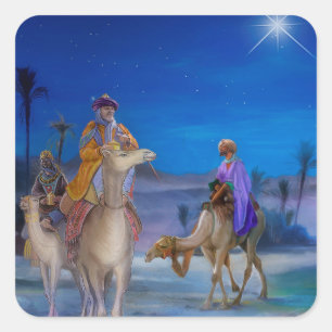 Sticker Carré Les Trois Rois