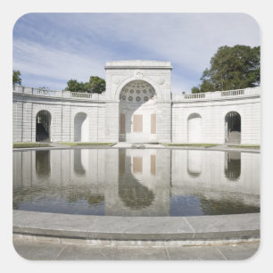 Sticker Carré Les USA, VA, Arlington. Femmes dans le service