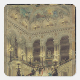 Sticker Carré L'Escalier de l'Opéra, 1877