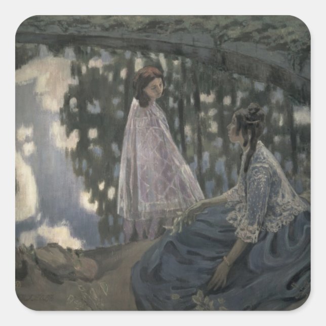 Sticker Carré L'étang, 1902 (Devant)