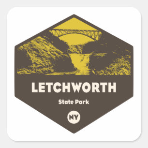 Sticker Carré Letchworth State Park New York