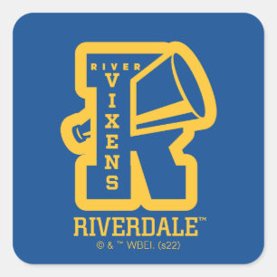Sticker Carré Letterman River Vixens