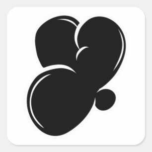 Sticker Carré Lettre de graffiti Y Essentiel