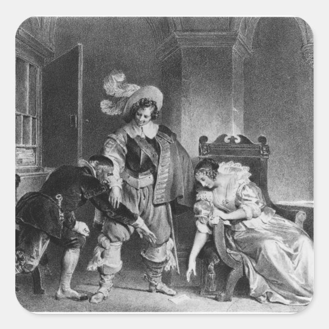 Sticker Carré Lettre de Lindor (Devant)